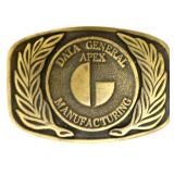 Metal Data General belt buckle