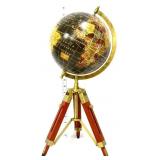 20in tall globe w/ tripod stand