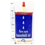 Vntg 4oz Pure Sure Household Oil can
