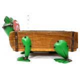 Brick mold frog planter
