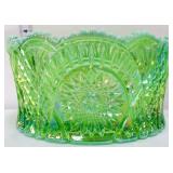 Mosser green iridescent diamond classic bowl