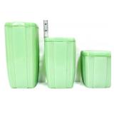 3 piece jadeite canister set