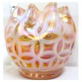 Fenton butterscotch opalescent 5in rose bowl