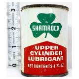 Vntg 4oz Shamrock Lubricant can, full