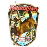 Metal 8.75x13 Remington Rifle Pistol sign