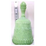 Fenton jade holly & berries bell