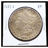 1883S Morgan silver dollar