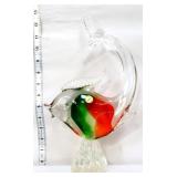 Murano art glass 13in fish figure
