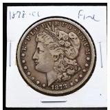 1878 Carson City Morgan silver dollar