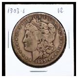 1903S Morgan silver dollar