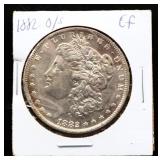 1882 O/S Morgan silver dollar