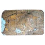 Metal Wells Fargo Mexico belt buckle