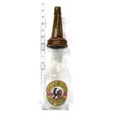 Glass Musgo oil bottle