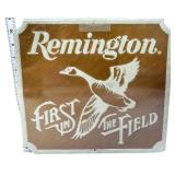 Metal 12x11 Remington First Field sign