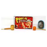 Vntg Popeye bubble set box with contents