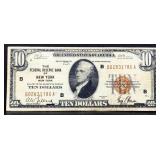 1929 Federal Reserve Of New York $10 note
