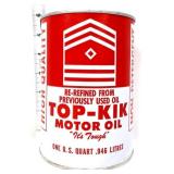 Top Kick Motor Oil can