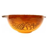 Vntg Pyrex brown orchard #443 mixing bowl