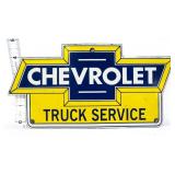 Porcelain 10x5 Chevrolet Truck Service sign