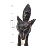 Cast iron fox door knocker