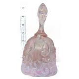 Fenton pink opalescent lily of valley bell