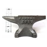 Cast iron miniature John Deere anvil