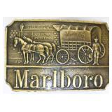 Metal Marlboro belt buckle