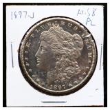 1897S Morgan silver dollar