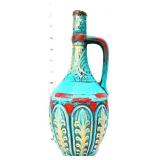 10in pottery ceramic wine vase