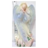 Fenton 8in opal satin radiant angel figure