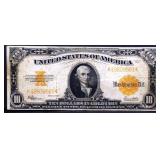 1922 $10 gold note