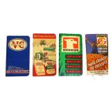 Lot of 4 vintage farm theme paper adv items