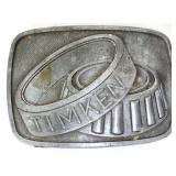 Metal Timken belt buckle