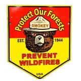 Porcelain 8.5x10 Prevent Wildfires sign