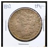 1902 Morgan silver dollar