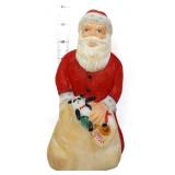 Fenton 7in kneeling enchantment Santa figure