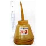 Vntg American S-3 Motor Oil container