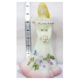 Fenton signed 7in Shelly opal bridesmaid
