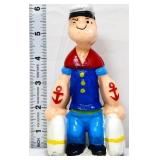 Cast iron 6in Popeye bank