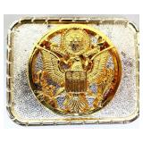Metal eagle belt buckle