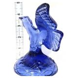 Fenton misty blue 4in butterfly on branch