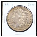 1894O Morgan silver dollar