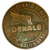 Metal DeKalb round belt buckle