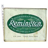 Metal 16x12.5 Remington sign