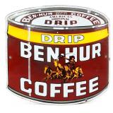 Porcelain 10x9.5 Ben Hur Coffee sign