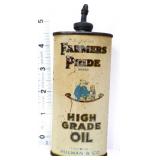 Vntg 4oz Farmers Pride oiler