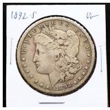 1892S Morgan silver dollar