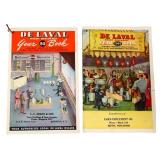 2 vntg DeLaval 1940s Yearbooks