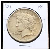 1921 peace dollar
