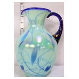 Fenton D. Fetty willow green hanging heart pitcher